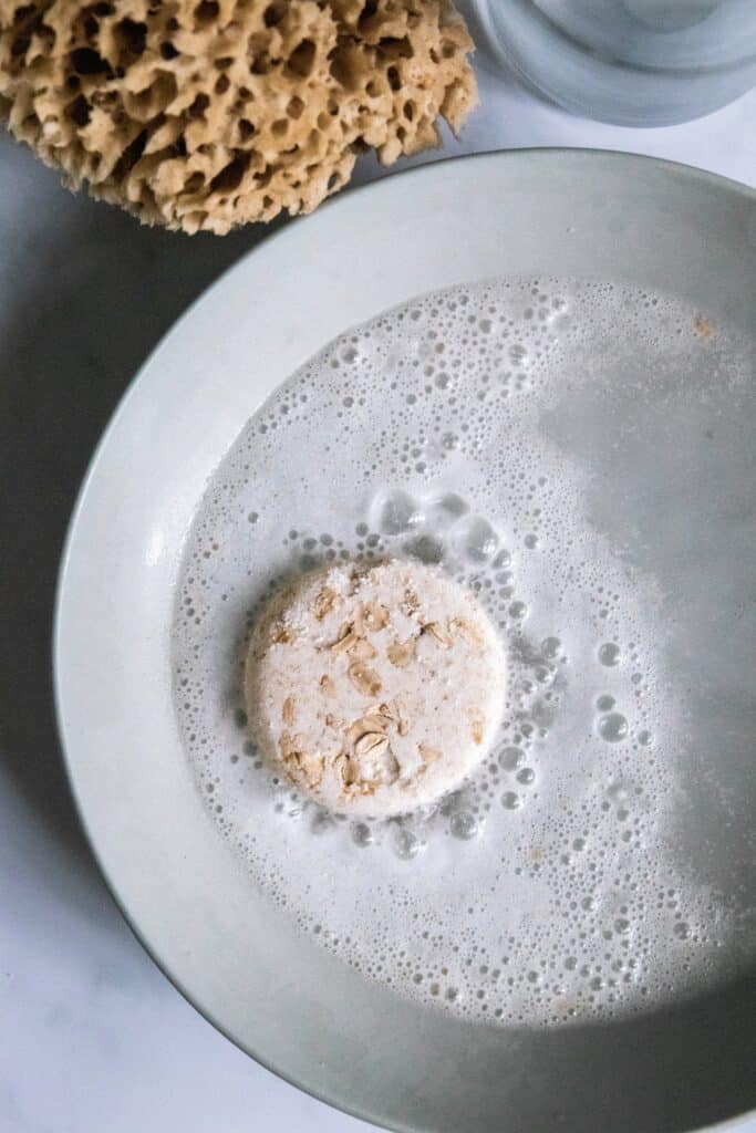 learn how to make homemade bath bombs with oatmeal